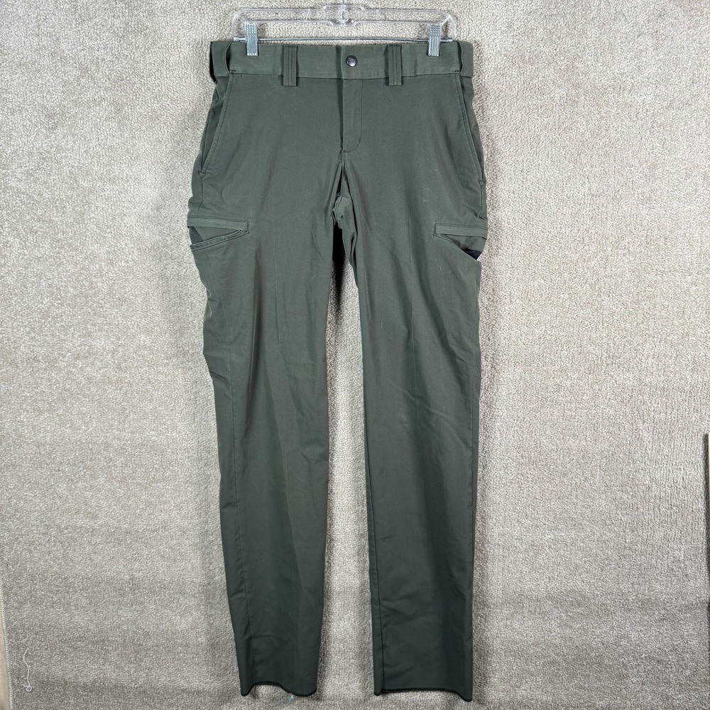 5.11 Tactical Pants Womens 6 Green Cargo Merino Wool Blend Straight Leg Workwear